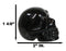 Metaphysical Protection Healing Crystal Black Obsidian Stone Mini Skull Figurine