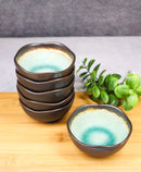 Pack Of 6 Crackle Green Midori Kannyu Small Appetizer Sauce Kozara Dishes 3oz