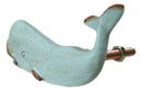 Pack Of 6 Verdigris Nautical Marine Sperm Whale Drawer Cabinet Door Pull Knobs