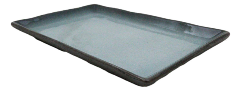Pack Of 5 Blue Sky And Stars Seikai Collection Rectangular Sushi Plates 7.75" L