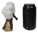Woodland Wisdom See Hear Speak No Evil Wise Snowy Owls Figurine On Tree Branch