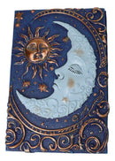 Celestial Sun Belenos & Moon Luna Blue Decorative Jewelry Keepsake Trinket Box