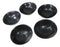 Pack Of 5 Charcoal Grey Tone Hakumu Collection Large Ramen Soup Dinner Bowl 40oz