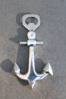 Set Of 2 Aluminum Sleek Nautical Port Sailor Ship Trident Anchor Bottle Openers