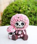 Furry Bones Japanese Sakura Pink Cherry Blossoms Skeleton Figurine Furrybones