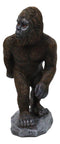 Set of 2 Forest Mythical Creature Sasquatch Bigfoot Cryptid Apes Figurines