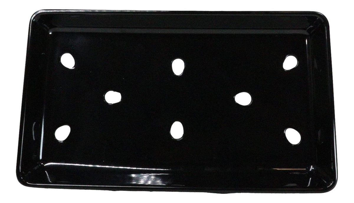 Pack Of 12 White Neta Zara Sushi Case Sashimi Plates With Drip Holes 8" By 3.75" - Ebros Gift