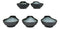 Pack Of 5 Blue Sky Stars Seikai Small Ponzu Miso Soup Bowls With Handle 5oz