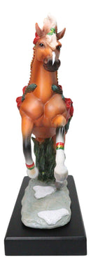 Chestnut Cheer Prancing Steed Horse Western Decor Figurine By Laurie Prindle