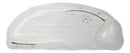 Set Of 6 Yukino Hana Snow Melamine Half Moon Partitioned Sushi Plate Platters