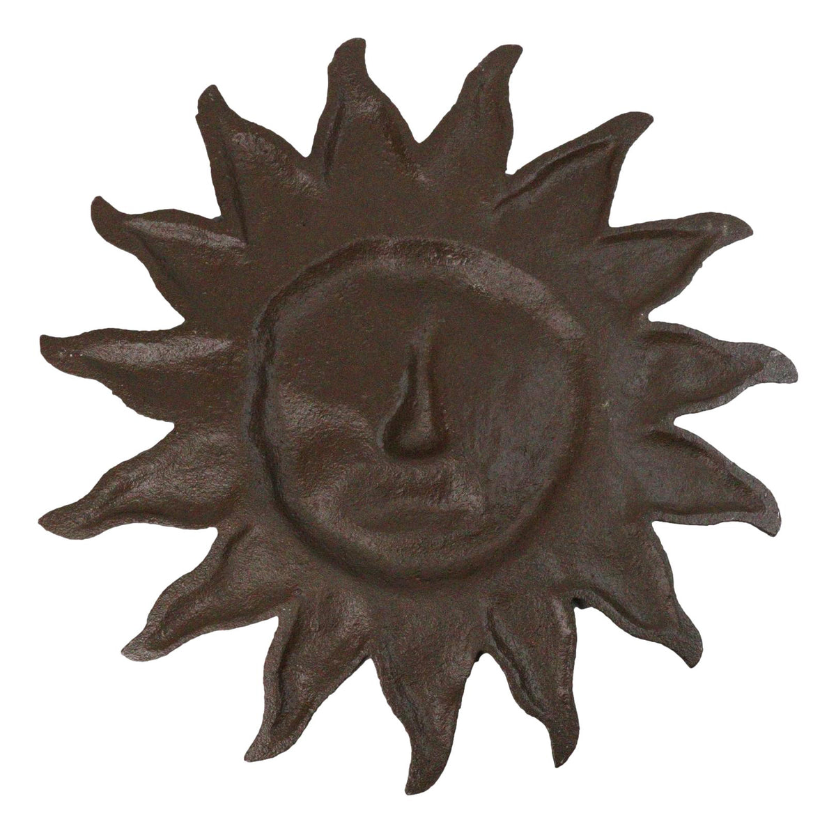 Belenos Sun God Cast Iron Stepping Stones Set of 3 Radiant Sun Face Garden