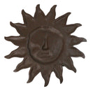 Belenos Sun God Cast Iron Stepping Stones Set of 3 Radiant Sun Face Garden