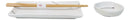 Yukino Hana Porcelain Sushi Plates Sauce Dishes Chopsticks Dinnerware Set For 2