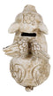Rustic Country Farmhouse Hog Heavens Flying Baby Angel Pig Coin Money Bank