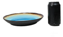 Pack Of 6 Blue Sky Aozora Kannyu Wavy Round Pasta Entree Dinner Plates 9.5"D
