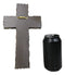 Ichthys Fish Spike Nails Jesus with Scriptural Psalm 126 Faux Wood Wall Cross