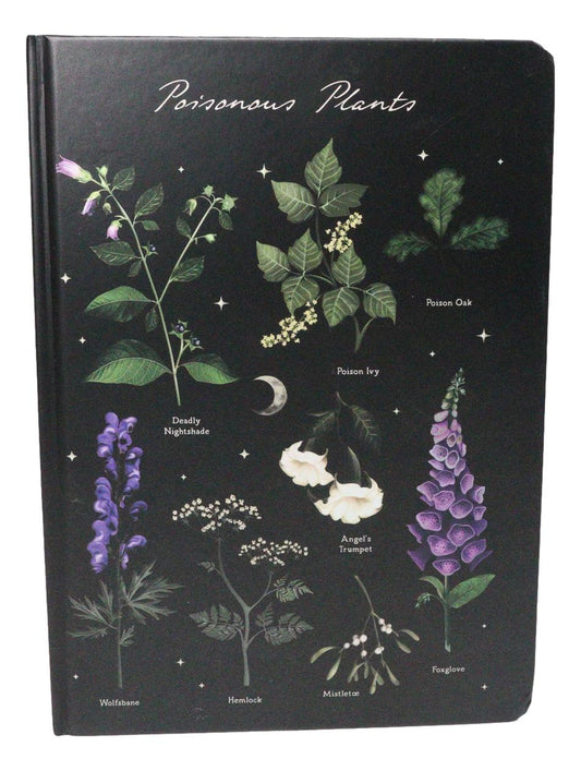 Poisonous Plants Witch Apothecary Spell Notebook Journal Lined Page A5 200 Pgs