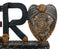 Police Man Officer Cop Badge Hat USA Flag Hero 3D Word Art Desktop Figurine