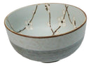 Set Of 4 Made In Japan Ceramic Soushun Sakura Blue Plum Medium Tayo Bowls 21oz