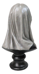 Gothic Macabre Memento Veil Lacroix Skeleton Veiled Bride Bust Lady Figurine 8" H