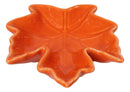 Orange Momiji Maple Leaf Porcelain Condiment Sauce Dishes Or Bowls 2oz Set of 6