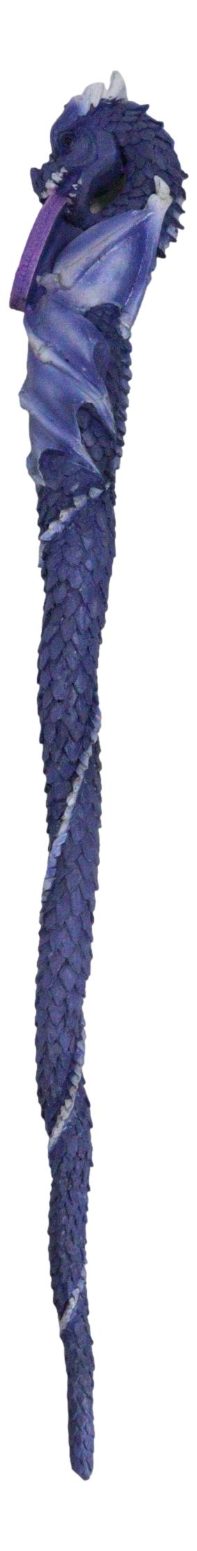 Purple Air Wind Gust Drake Elemental Dragon Fantasy Cosplay Magic Wand 14" L