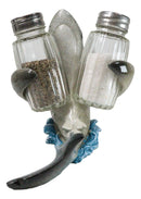 Sea Ocean Marine Apex Predator Great White Shark Salt And Pepper Shakers Holder