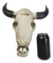 Rustic Southwest Bull Cow Skull With Floral Cactus Succulents Wall Decor Plaque