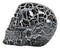 God of Lightning Thunder Bolt Punk Rock Black Skull Figurine Ossuary Macabre Art