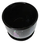 Witchcraft Magic Dark Forest Poisonous Plants Ceramic Planter Pot W/ Saucer Set