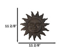 Belenos Sun God Cast Iron Stepping Stones Set of 3 Radiant Sun Face Garden