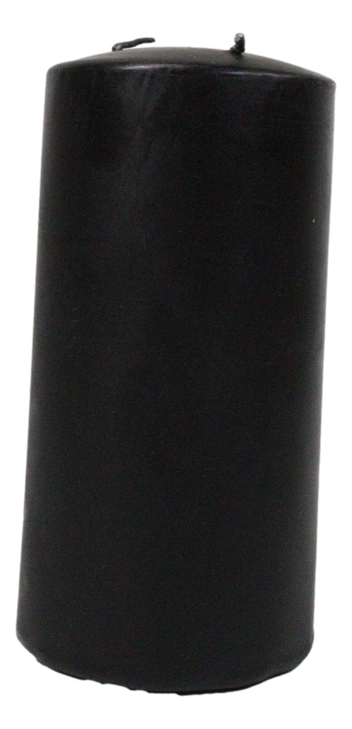 Ritual Spell Vampire Blood Black Unscented Pillar Candle that Bleeds Red 6"H