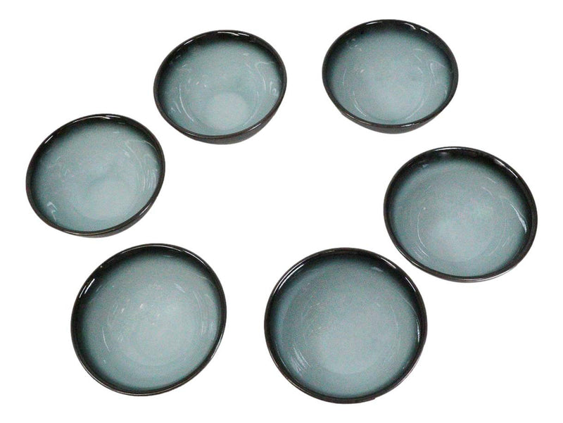 Pack Of 6 Blue Sky Seikai Collection Small Rice Soup Appetizer Bowls 10oz