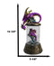 Purple Dragon Guarding Hatchling Celtic Knot Canister Backflow Incense Burner