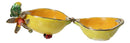 Yellow Lemon Ladybug Pewter Austrian Crystals Bejewelled Trinket Jewelry Box