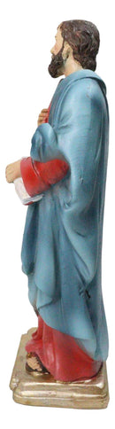 Christian Apostle Of Jesus Saint Thomas The Logical Doubter Thinker Figurine 8"H