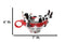 Cow Parade Cafe Ole Latin Culture Coffee Cup Bathing Cow Collector's Figurine