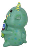 Ebros Gift Green Mogu Monster With Lollipop Sweet Tooth Hypnotic Alien Figurine