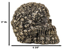 Ossuary Morphing Ghost Whisper Boneyard Skeletons Faux Brass Skull Figurine