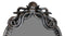 25"H Large Vintage Silver Marine Sea Monster Kraken Cthulhu Octopus Wall Mirror
