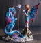 Amy Brown Mother Khaleesi Fairy Time Out Bad Dragon Figurine Fantasy Collectible
