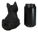 Lifelike Sitting Tuxedo Black and White Feline Kitten Cat Pet Pal Figurine