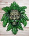 Enigma Large Celtic Greenman Face Wall Decor Plaque 17"H Decorative Sculpture