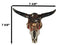 Western Army Patriotic American Flag Eagle Rifles Helmet Cow Skull Wall Decor