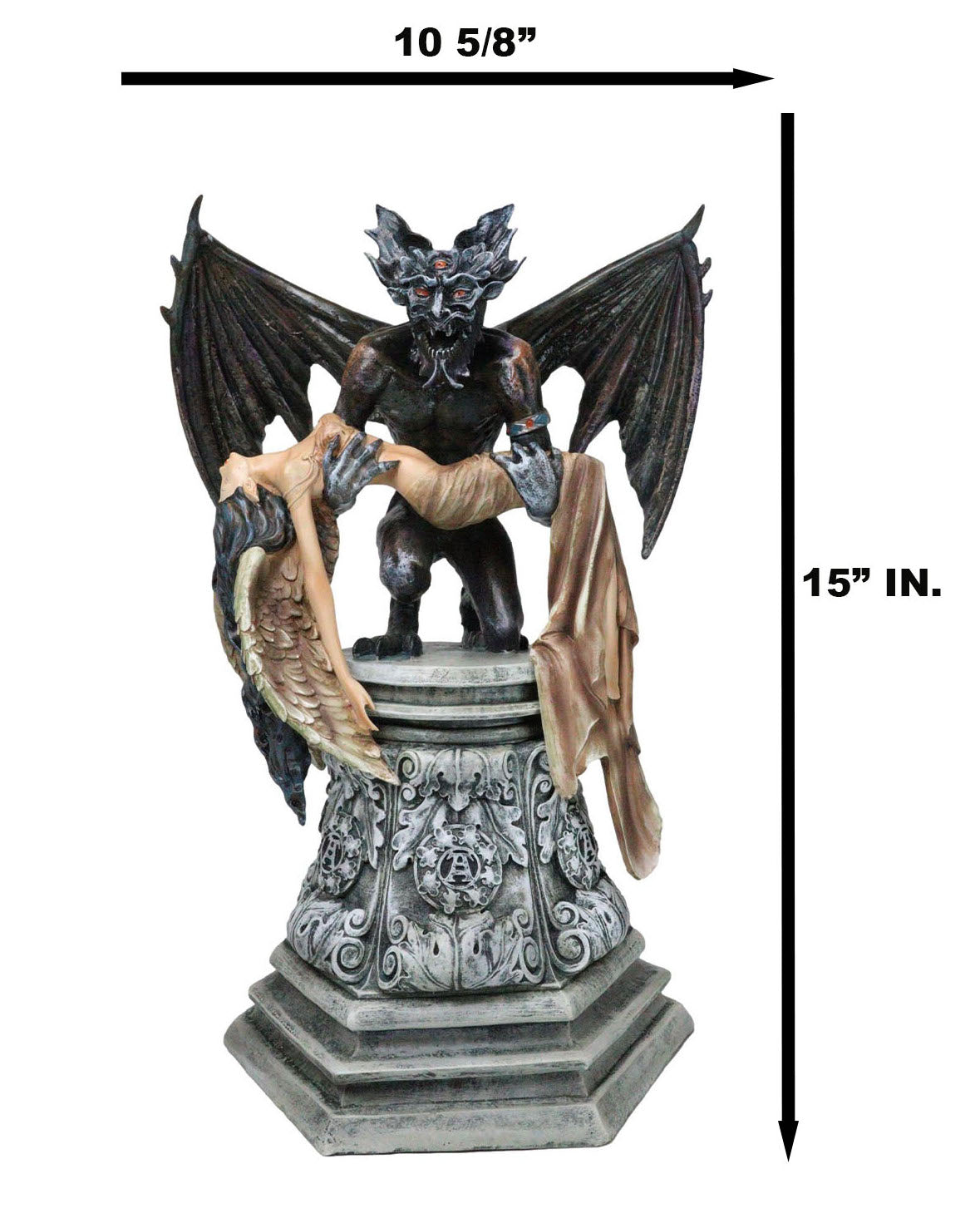 Gothic Saturn's Reprieve Charun Restoring Life To Maion Angel of Saturn Statue