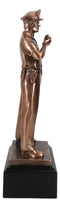 Ebros Police Man Officer Cop in Uniform Statue with Trophy Base 12" H