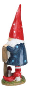 Whimsical Garden Mr Gnome By Toadstool Mushrooms Welcome Friends Sign Figurine