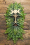 Nature Spirit God Celtic Greenman Wicca Triple Moon Tree Ent Wall Decor Plaque