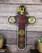 Remember Our Veterans Eagle USA Navy Army Air Force Military Medals Wall Cross