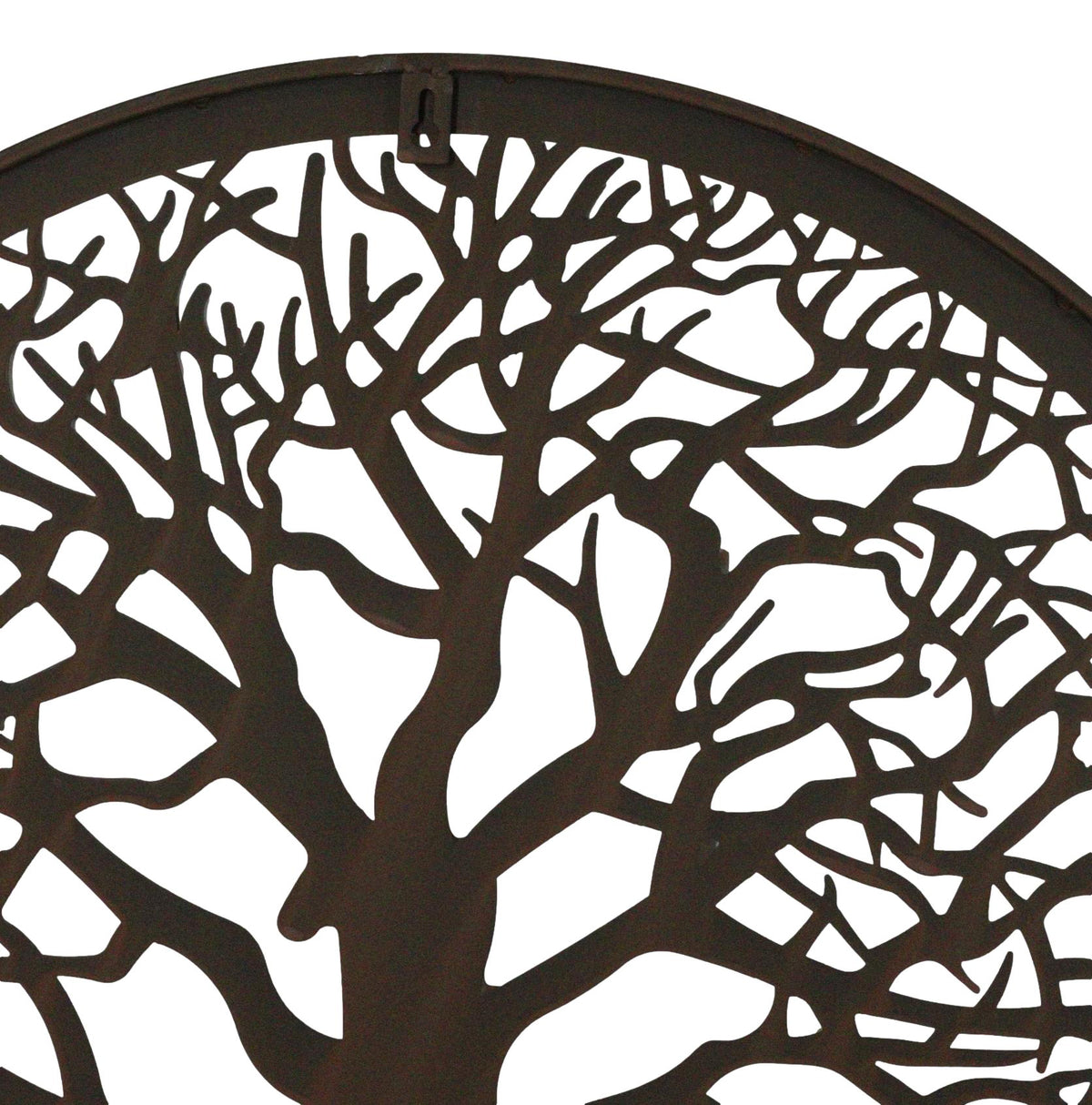 Brown 23"D Oversized Celtic Tree of Life Medallion Metal Wall Circle Plaque